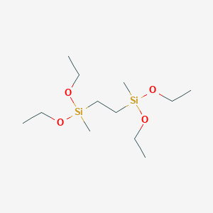 molecular formula C12H30O4Si2 B106420 1,2-Bis(methyldiethoxysilyl)ethane CAS No. 18043-74-8
