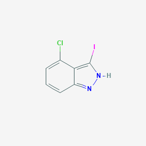 molecular formula C7H4ClIN2 B106426 4-Chloro-3-iodo-1H-indazole CAS No. 518990-33-5