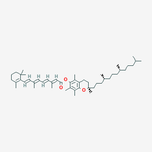 molecular formula C49H76O3 B106441 Tocoretinate CAS No. 40516-48-1