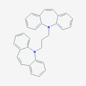 molecular formula C31H26N2 B106453 11-(3-Benzo[b][1]benzazepin-11-ylpropyl)benzo[b][1]benzazepine CAS No. 62035-55-6