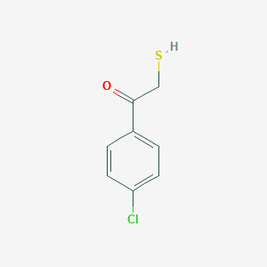 molecular formula C8H7ClOS B106466 1-(4-Chlorophenyl)-2-mercaptoethanone CAS No. 23081-12-1