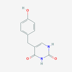 molecular formula C11H10N2O3 B106470 5-(p-Hydroxybenzyl)-uracil CAS No. 17187-50-7