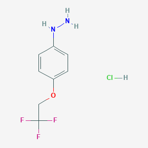 (4-(2,2,2-Trifluoroethoxy)phenyl)hydrazine hydrochloride