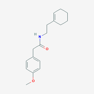 molecular formula C17H23NO2 B106496 N-[2-(1-cyclohexen-1-yl)ethyl]-2-(4-methoxyphenyl)acetamide CAS No. 51072-34-5
