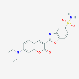 3-(5-(Aminosulfonyl)benzoxazol-2-yl)-7-(diethylamino)coumarin