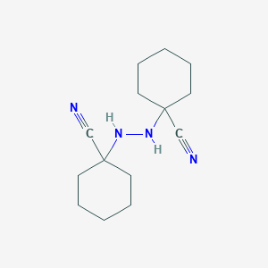 1-[2-(1-Cyanocyclohexyl)hydrazinyl]cyclohexane-1-carbonitrile