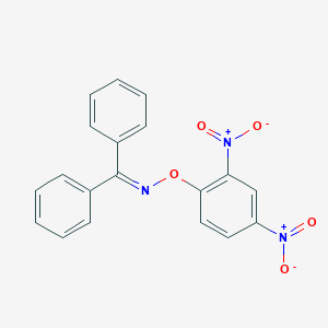 molecular formula C19H13N3O5 B106566 Benzophenone O-(2,4-dinitrophenyl)oxime CAS No. 17188-67-9