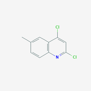 molecular formula C10H7Cl2N B010657 2,4-Dichloro-6-methylquinoline CAS No. 102878-18-2
