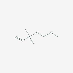 molecular formula C9H18 B106573 3,3-Dimethyl-1-heptene CAS No. 19549-89-4