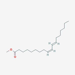 molecular formula C₁₉H₃₄O₂ B106579 9,11-十八碳二烯酸甲酯，(9Z,11E)- CAS No. 13058-52-1
