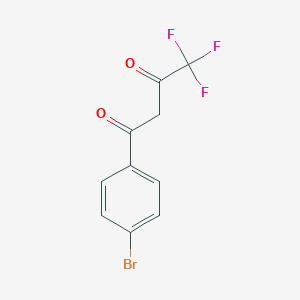 molecular formula C10H6BrF3O2 B106594 1-(4-Bromophenyl)-4,4,4-trifluorobutane-1,3-dione CAS No. 18931-61-8