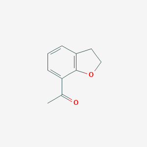 molecular formula C10H10O2 B106602 1-(2,3-Dihydro-7-benzofuranyl)ethanone CAS No. 170730-06-0