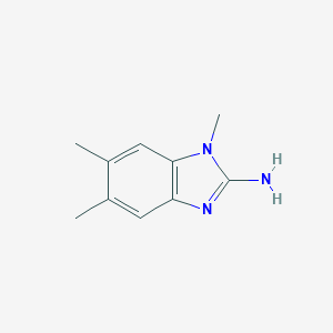molecular formula C10H13N3 B106610 1,5,6-Trimethylbenzimidazol-2-amine CAS No. 15777-02-3