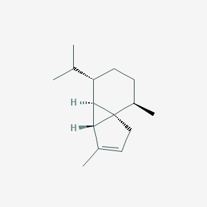 molecular formula C₁₅H₂₄ B106616 (-)-alpha-Cubebene CAS No. 17699-14-8