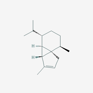 molecular formula C₁₅H₂₄ B106616 α-古巴烯 CAS No. 17699-14-8
