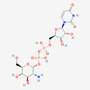 molecular formula C15H25N3O16P2 B106626 Udp-glucosamine CAS No. 17479-04-8