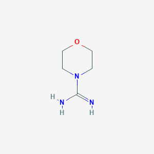 molecular formula C5H11N3O B106666 Morpholine-4-carboximidamide CAS No. 17238-66-3