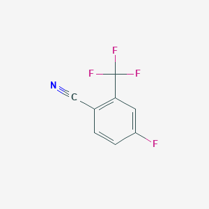 molecular formula C8H3F4N B106677 4-Fluoro-2-(trifluoromethyl)benzonitrile CAS No. 194853-86-6