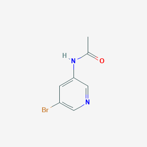 molecular formula C7H7BrN2O B106680 N-(5-溴吡啶-3-基)乙酰胺 CAS No. 15862-46-1