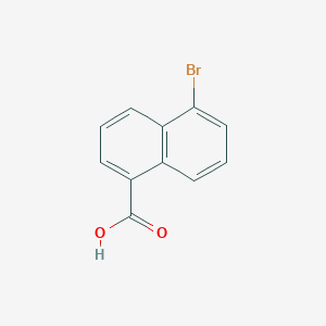 molecular formula C11H7BrO2 B106685 5-溴-1-萘甲酸 CAS No. 16726-67-3
