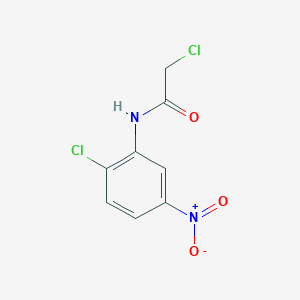 molecular formula C8H6Cl2N2O3 B010670 2-氯-N-(2-氯-5-硝基苯基)乙酰胺 CAS No. 108086-37-9