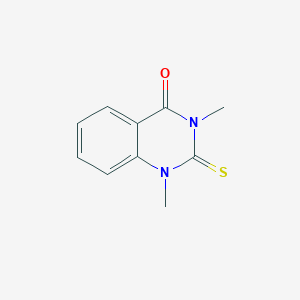 molecular formula C10H10N2OS B106701 4(1H)-Quinazolinone, 2,3-dihydro-1,3-dimethyl-2-thioxo- CAS No. 17730-53-9