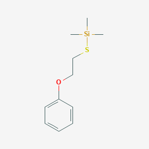 B106702 Trimethyl(2-phenoxyethylsulfanyl)silane CAS No. 16654-62-9