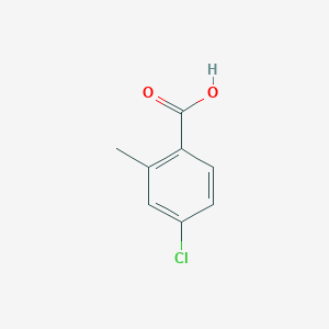 molecular formula C8H7ClO2 B106704 4-氯-2-甲基苯甲酸 CAS No. 7499-07-2