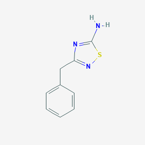 molecular formula C9H9N3S B106705 3-Benzyl-1,2,4-thiadiazol-5-amine CAS No. 17467-27-5