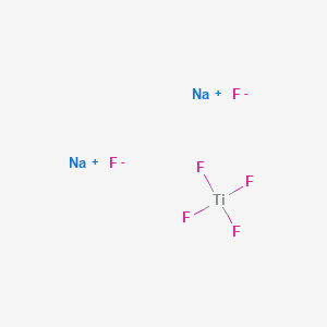 molecular formula F6Na2Ti B106715 Disodium hexafluorotitanate CAS No. 17116-13-1