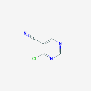 molecular formula C5H2ClN3 B106730 4-Chloropyrimidine-5-carbonitrile CAS No. 16357-68-9