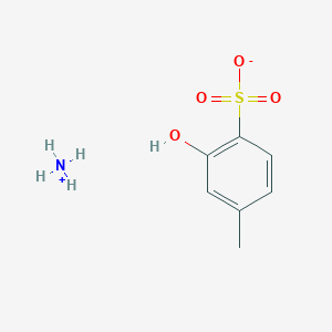 molecular formula C7H11NO4S B106731 Ammonium 2-hydroxy-4-methylbenzenesulphonate CAS No. 79093-71-3