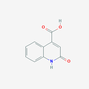 molecular formula C10H7NO3 B106741 2-羟基喹啉-4-羧酸 CAS No. 15733-89-8