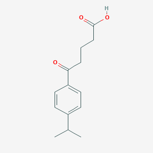 molecular formula C14H18O3 B106746 5-(4-iso-Propylphenyl)-5-oxovaleric acid CAS No. 18847-18-2