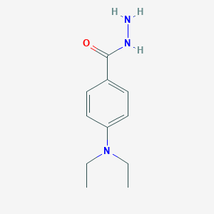 molecular formula C11H17N3O B010675 4-(二乙氨基)苯甲酰肼 CAS No. 100139-54-6