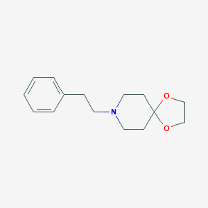 molecular formula C15H21NO2 B106751 8-(2-Phenylethyl)-1,4-dioxa-8-azaspiro[4.5]decane CAS No. 16771-89-4