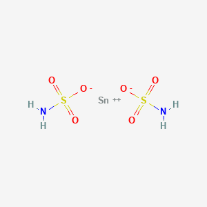 molecular formula H4N2O6S2Sn B106760 Tin(2+) disulphamate CAS No. 18653-83-3