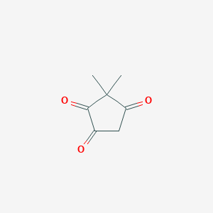 B106787 3,3-Dimethyl-1,2,4-cyclopentanetrione CAS No. 17530-56-2