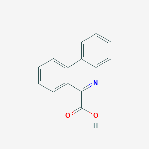 molecular formula C14H9NO2 B010681 6-Phenanthridinecarboxylic acid CAS No. 19711-92-3
