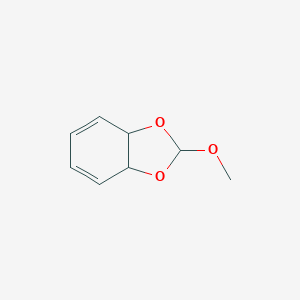 molecular formula C8H10O3 B010682 2-Methoxy-3a,7a-dihydro-1,3-benzodioxole CAS No. 104286-28-4