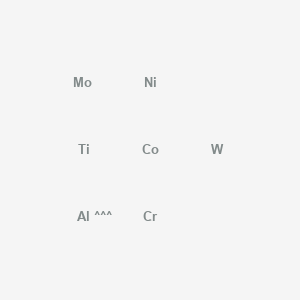 molecular formula AlCoCrH3MoNiTiW B010684 Alumane;chromium;cobalt;molybdenum;nickel;titanium;tungsten CAS No. 107793-48-6