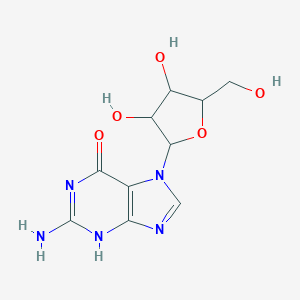 molecular formula C10H13N5O5 B106847 7-beta-Ribofuranosylguanine CAS No. 15373-27-0