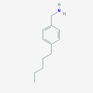 molecular formula C12H19N B010686 (4-Pentylphenyl)methanamine CAS No. 105254-44-2