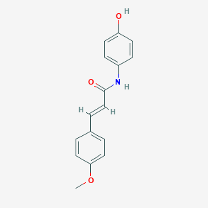 molecular formula C16H15NO3 B106865 N-(p-Methoxycinnamoyl)-p-aminophenol CAS No. 19186-86-8