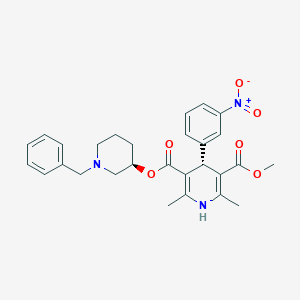 molecular formula C28H31N3O6 B010687 苯尼地平 CAS No. 105979-17-7