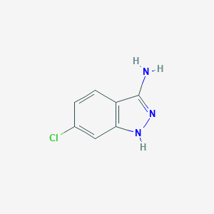 molecular formula C7H6ClN3 B106870 6-Chloro-1H-indazol-3-amine CAS No. 16889-21-7