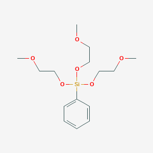 molecular formula C15H26O6Si B106871 Phenyltris(methoxyethoxy)silane CAS No. 17903-05-8