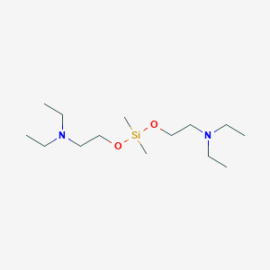 molecular formula C14H34N2O2Si B106875 Bis(2-diethylaminoethoxy)dimethylsilane CAS No. 17048-30-5