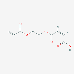 molecular formula C9H10O6 B106879 2-Butenedioic acid (2Z)-, mono(2-((1-oxo-2-propenyl)oxy)ethyl) ester CAS No. 19201-36-6