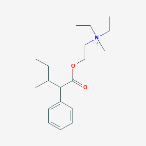 molecular formula C19H32NO2+ B106880 Valethamate CAS No. 16376-74-2